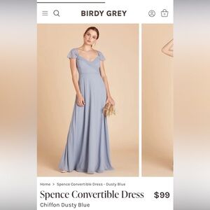 Birdy Grey Spence Convertible Dress in Soft Blue